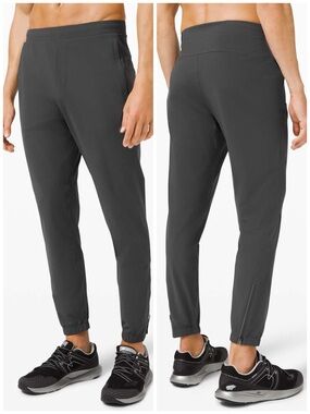 Lululemon Grey Surge Jogger Pants Size Small Yoga Gym Fitness Running Casual